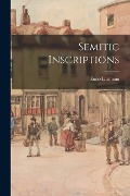 Cover-Bild zum Titel 'Semitic Inscriptions' von 'Enno Littmann'