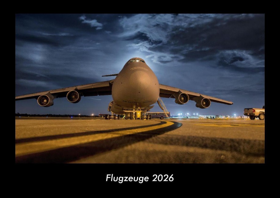 Flugzeuge 2026 Fotokalender DIN A3 - Tobias Becker