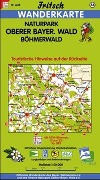 Cover-Bild zum Titel 'Naturpark Oberer Bayerischer Wald / Böhmerwald 1 : 50 000. Fritsch Wanderkarte' von ''