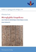Hieroglyphika latopolitana - Christian Leitz
