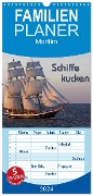Familienplaner 2024 - Schiffe kucken mit 5 Spalten (Wandkalender, 21 x 45 cm) CALVENDO - Martina Berg