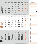 Cover-Bild zum Titel 'times&more 3-Monatsplaner, orange 2027' von ''