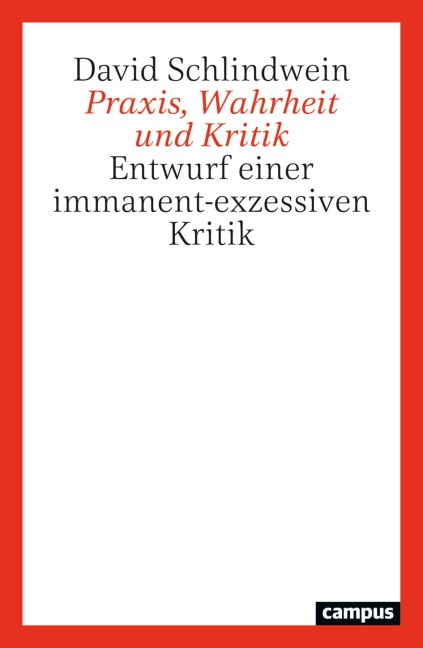 Praxis, Wahrheit und Kritik - David Schlindwein