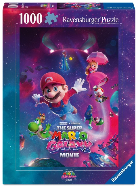 Erwachsenenpuzzle 1000 Teile - Nintendo Super Mario - Galaktische Abenteuer! - 