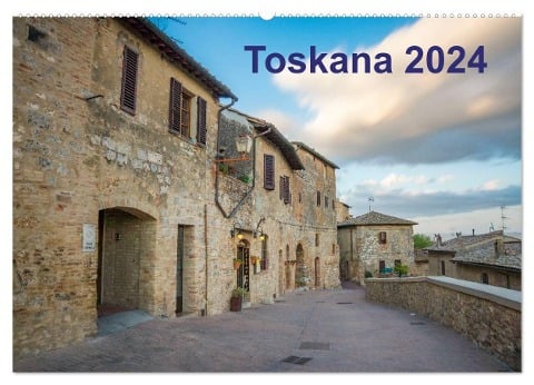 Toskana - 2024 (Wandkalender 2024 DIN A2 quer), CALVENDO Monatskalender - Benjamin Lederer