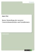 Cover-Bild zum Titel 'Kurze Darstellung der neueren Unterrichtsmethoden und Sozialformen' von 'Agnes Thiel'
