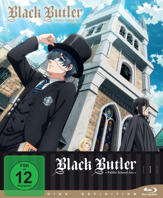 Black Butler: Public School Arc - Staffel 4 - Vol.1 - [Blu-ray] mit Sammelschuber - 
