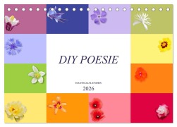 DIY POESIE - BASTELKALENDER (Tischkalender 2026 DIN A5 quer), CALVENDO Monatskalender - U. Boettcher