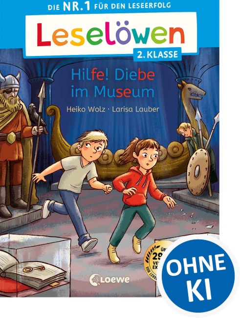 Leselöwen 2. Klasse - Hilfe! Diebe im Museum - Heiko Wolz