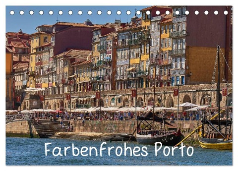 Farbenfrohes Porto (Tischkalender 2025 DIN A5 quer), CALVENDO Monatskalender - Mark Bangert