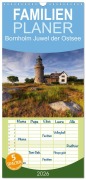 Familienplaner 2026 - Bornholm Juwel der Ostsee mit 5 Spalten (Wandkalender, 21 x 45 cm) CALVENDO - Johann Schörkhuber