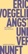 Cover-Bild zum Titel 'Angst und Vernunft' von 'Eric Voegelin'