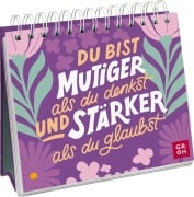 Cover-Bild zum Titel 'Du bist mutiger als du denkst und stärker als du glaubst' von ''