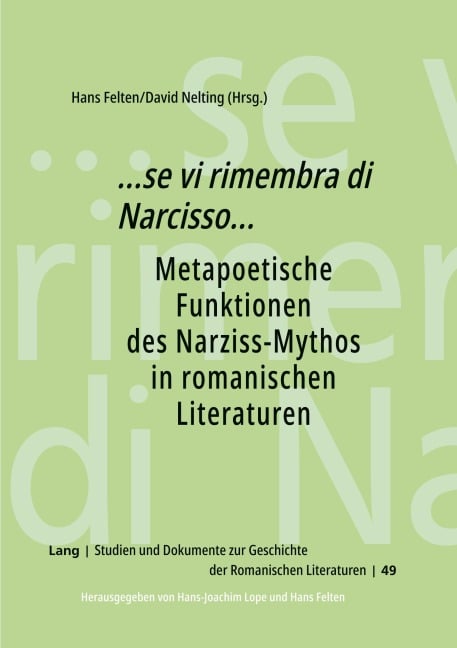 ...'se vi rimembra di Narcisso'... - 