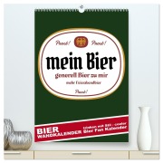 BIER Wandkalender -Trinken mit Stil (hochwertiger Premium Wandkalender 2026 DIN A2 hoch), Kunstdruck in Hochglanz - Steckandose Dmr