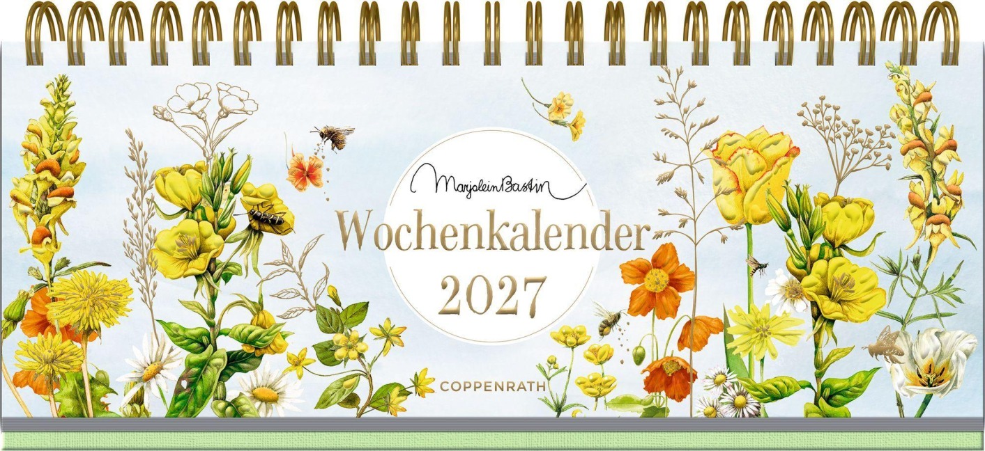 Wochenkalender 2027 - gelb - 