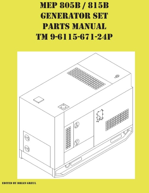 MEP 805B / 815B Generator Set Repair Parts Manual TM 9-6115-671-24P - 