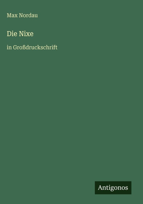 Die Nixe - Max Nordau