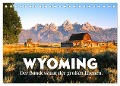 Wyoming - Der Bundesstaat der großen Ebenen. (Tischkalender 2025 DIN A5 quer), CALVENDO Monatskalender - Sf Sf