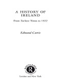 Cover-Bild zum Titel 'A History of Ireland' von 'Edmund Curtis'