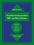 Cover-Bild zum Titel 'Checkliste für barrierefreie PDF- und Office-Dateien' von 'Alexandra Brand'