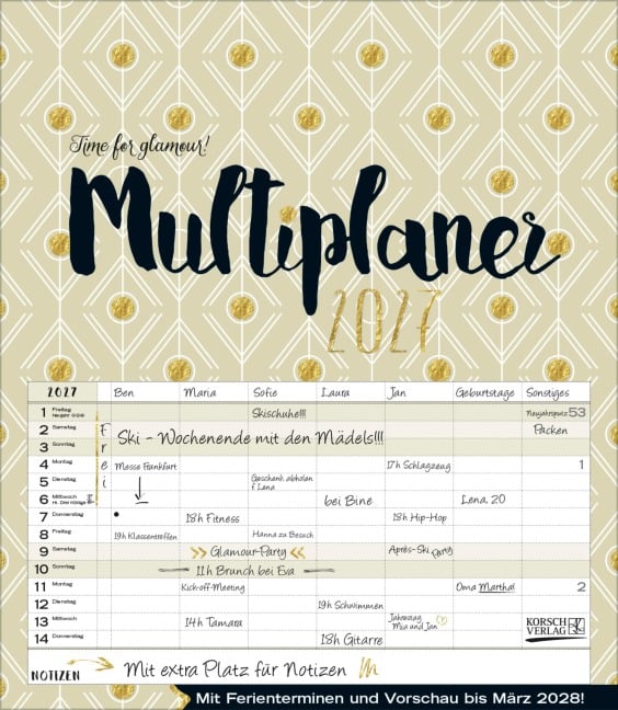 Multiplaner - Time for glamour 2027 - 