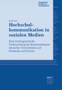 Cover-Bild zum Titel 'Hochschulkommunikation in sozialen Medien' von 'Mark Döring'