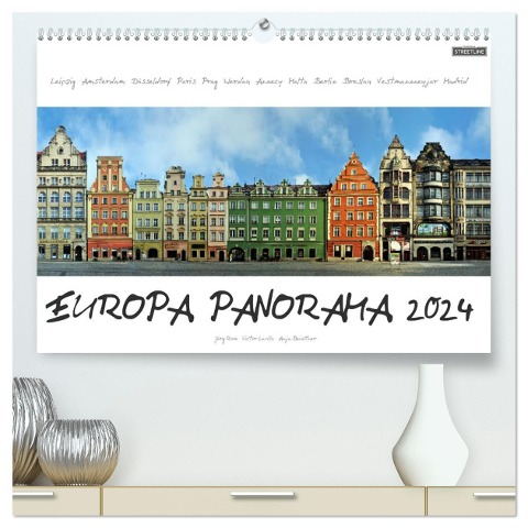 Europa Panorama 2024 (hochwertiger Premium Wandkalender 2024 DIN A2 quer), Kunstdruck in Hochglanz - Jörg Rom