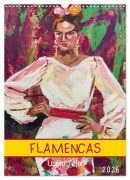 Cover-Bild zum Titel 'FLAMENCAS (Wandkalender 2026 DIN A3 hoch), CALVENDO Monatskalender' von 'Uschi Felix'