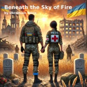 Cover-Bild zum Titel 'Beneath the Sky of Fire' von 'Kateryna Kunts'