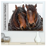 Cover-Bild zum Titel 'Zugpferde bei der Feldarbeit (hochwertiger Premium Wandkalender 2026 DIN A2 quer), Kunstdruck in Hochglanz' von 'Marion Sixt'