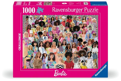 Erwachsenenpuzzle 1000 Teile - Challenge Barbie - 
