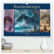 Cover-Bild zum Titel 'Drachenkrieger (hochwertiger Premium Wandkalender 2026 DIN A2 quer), Kunstdruck in Hochglanz' von 'Cathrin Illgen'
