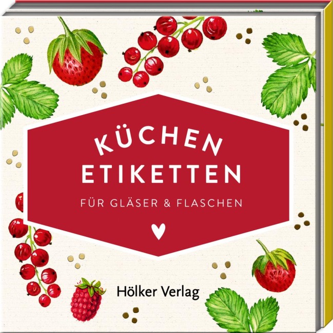 Küchen-Etiketten (Rote Beeren, Hölker Küchenpapeterie) - 