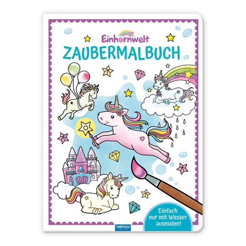 Trötsch Zaubermalbuch Einhornwelt - 