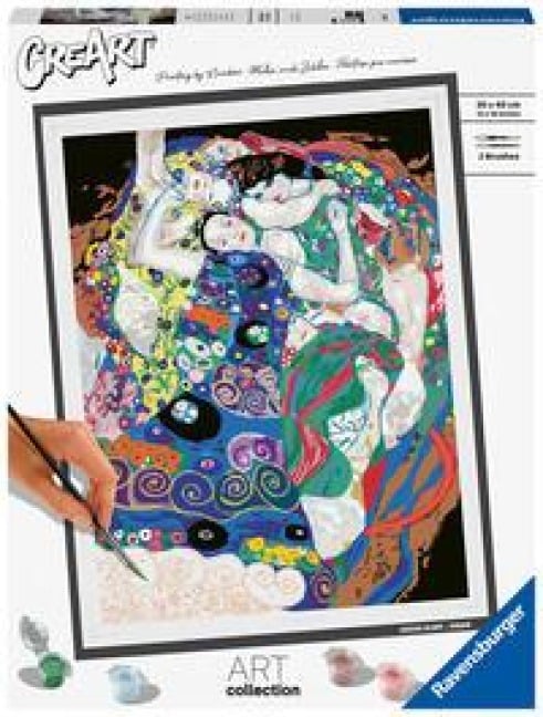 Ravensburger CreArt - Malen nach Zahlen 23649 - ART Collection: Virgin (Klimt) - ab 14 Jahren - 