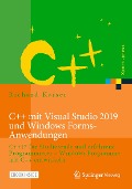 Cover-Bild zum Titel 'C++ mit Visual Studio 2019 und Windows Forms-Anwendungen' von 'Richard Kaiser'