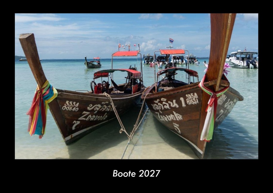 Boote 2027 Fotokalender DIN A3 - Tobias Becker