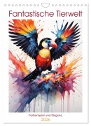 Cover-Bild zum Titel 'Fantastische Tierwelt: Farbenspiel und Eleganz (Wandkalender 2026 DIN A4 hoch), CALVENDO Monatskalender' von 'Sebastian Lüdke'