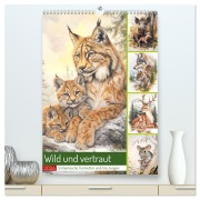 Cover-Bild zum Titel 'Wild und vertraut (hochwertiger Premium Wandkalender 2026 DIN A2 hoch), Kunstdruck in Hochglanz' von 'Steffen Gierok-Latniak'