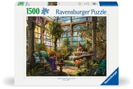 Cover-Bild zum Titel 'Erwachsenenpuzzle 1500 Teile - Das Gewächshaus' von ''