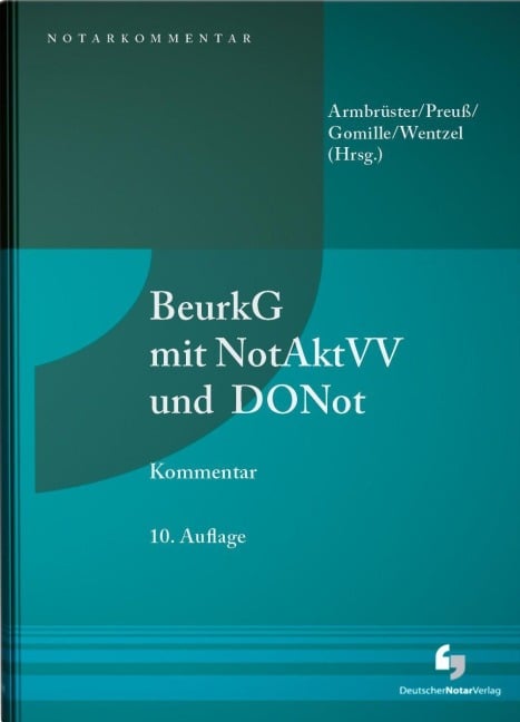 BeurkG mit NotAktVV und DONot - Christian Armbrüster, Marius Klingler, Joachim Püls, Felix Schmitt, Christian Gerlach