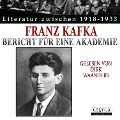 Cover-Bild zum Titel 'Ein Bericht für eine Akademie' von 'Franz Kafka'