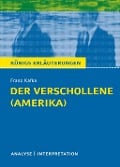Cover-Bild zum Titel 'Der Verschollene (Amerika) von Franz Kafka.' von 'Franz Kafka, Daniel Rothenbühler'