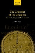 The Grammar of the Utterance - Alice Corr