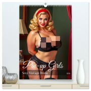 Cover-Bild zum Titel 'Pin-up Girls - Sexy Vintage Diven (hochwertiger Premium Wandkalender 2026 DIN A2 hoch), Kunstdruck in Hochglanz' von 'Sell Pixs:Sell'