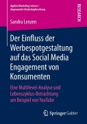 Cover-Bild zum Titel 'Der Einfluss der Werbespotgestaltung auf das Social Media Engagement von Konsumenten' von 'Sandra Lenzen'