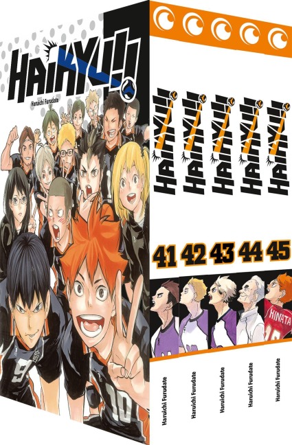 Haikyu!! Sammelbox 5 - Band 41-45 im Schuber - Haruichi Furudate