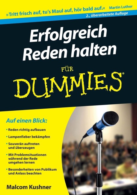 Erfolgreich Reden halten für Dummies - Malcolm Kushner
