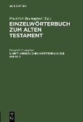 Cover-Bild zum Titel 'Hebräisches Wörterbuch zur Genesis' von 'Friedrich Baumgärtel'